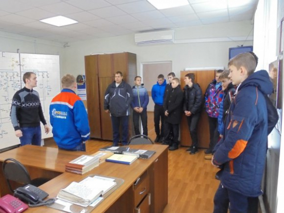 В Тепло-Огаревском РЭС филиала «Тулэнерго» провели  экскурсию для школьников